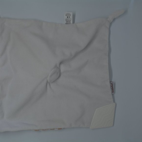 Booginhead Puppy Dog Plush Lovey Pacipal Baby Security Blanket Teether Tan White - Picture 5 of 8